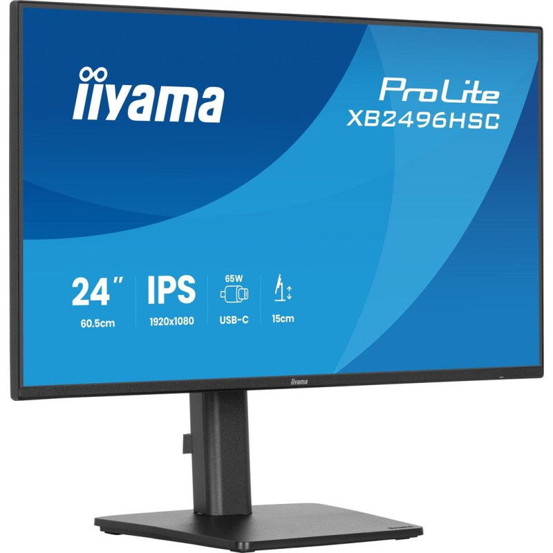 Iiyama ProLite XB2496HSC-B1 computer monitor 60.5 cm (23.8") 1920 x 1080 pixels Full HD LED Black