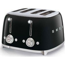 Smeg Toster Smeg czarny TSF03BLEU