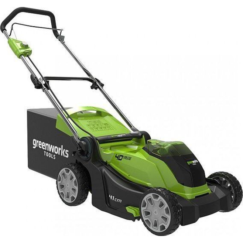 Greenworks Kosiarka akumulatorowa Greenworks 40V , 41cm  zestaw, ładowarka + 1 akumulator 4Ah (G40LM41K4)