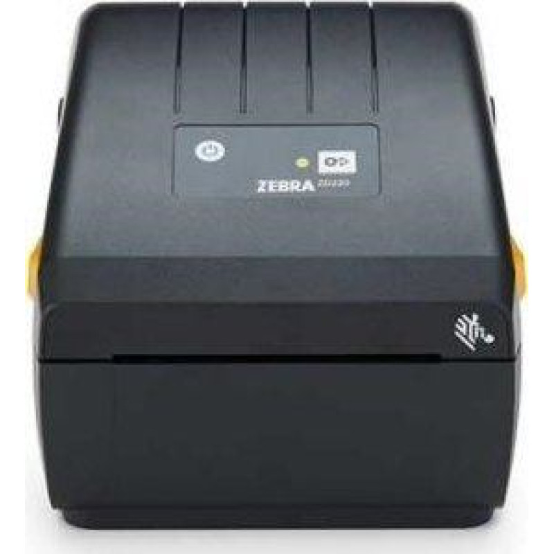Zebra Thermal Transfer Printer (74/300M) ZD230, Standard EZPL, 203 dpi, (wersja europejska) and UK Power Cords, USB, Ethernet, Dispenser (Peeler)