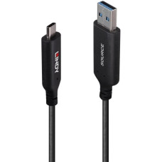 Lindy Kabel USB Lindy USB-A - USB-C 25 m Czarny (43396)