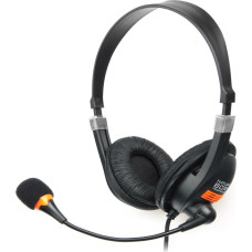 Natec Drone Headset Wired Head-band Calls/Music Black, Orange