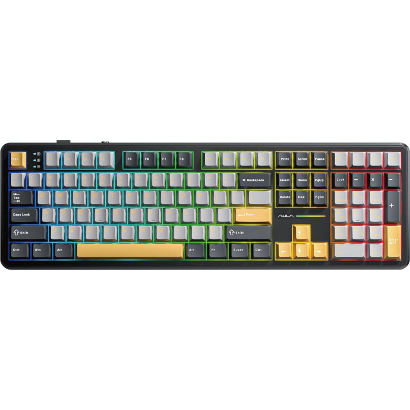 Aula Klawiatura Aula F108 Volcano Switch (AUF108-GOG-VO)