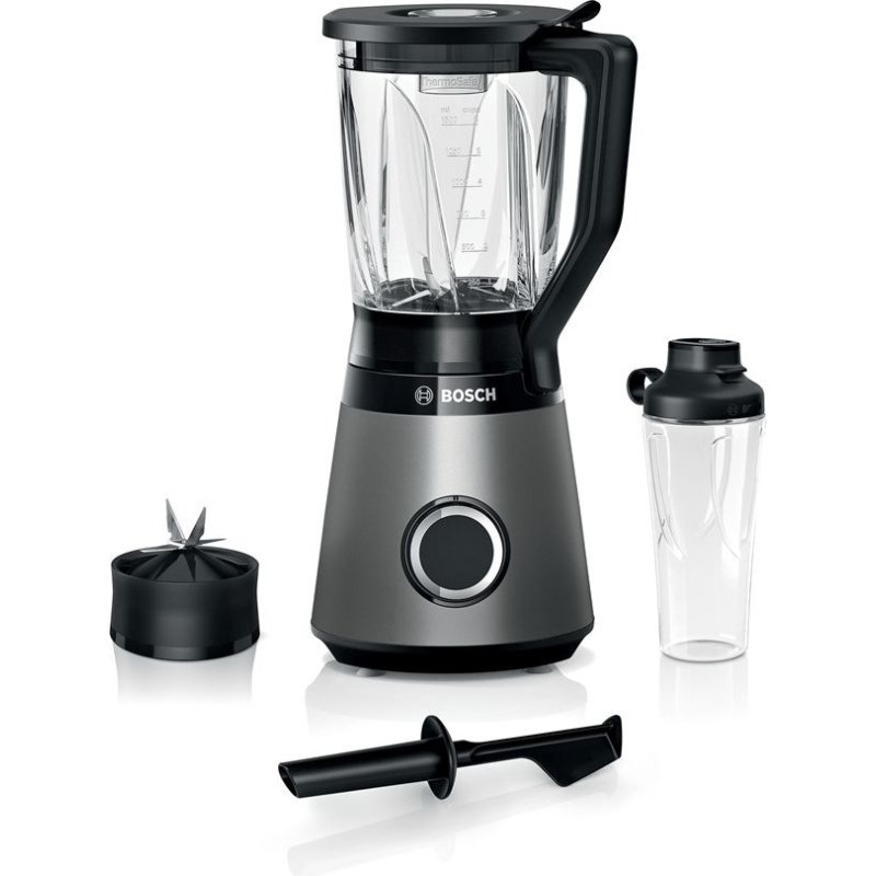 Bosch MMB6174S mixer Stand mixer 1200 W Black, Metallic, Transparent