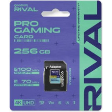 Goodram Memory card microSD 256GB Rival UHS-I V30 U3 C10 100/70MBs