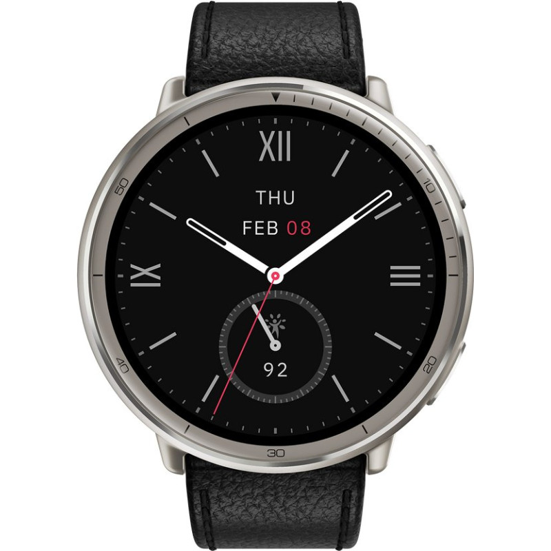 Huami Smartwatch Huami I&scaron;manusis laikrodis AMAZFIT ACTIVE 2/A2433 BLK LEAT W2433EU1N HUAMI
