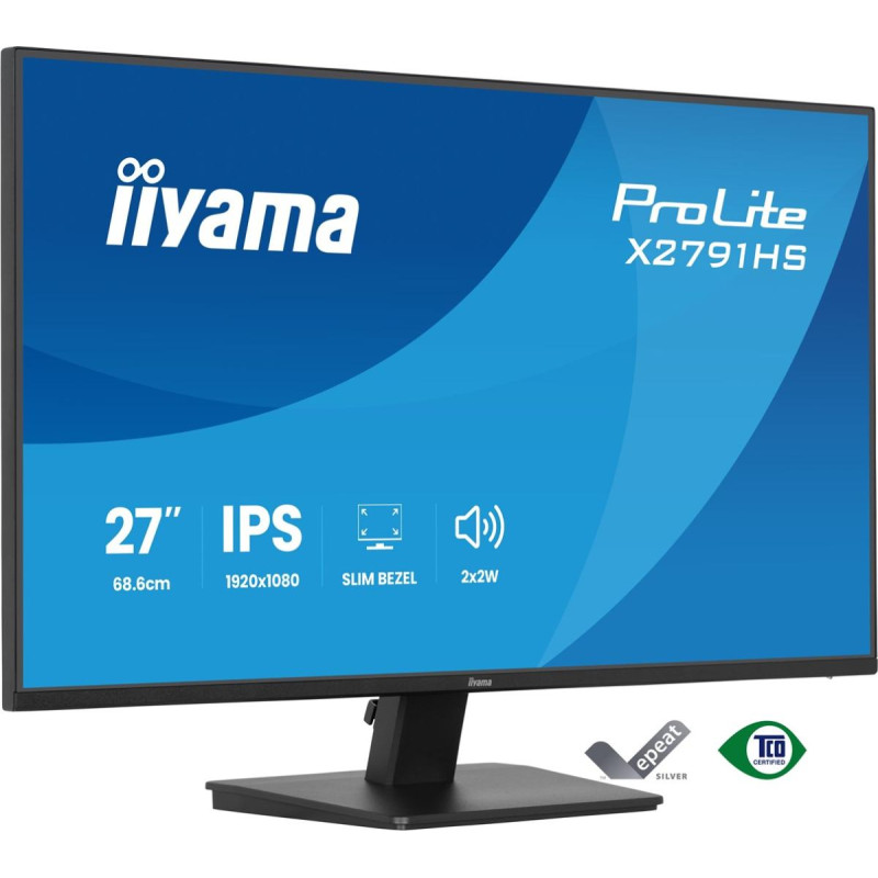 Iiyama ProLite X2791HS-B1 computer monitor 68.6 cm (27") 1920 x 1080 pixels Full HD LED Black