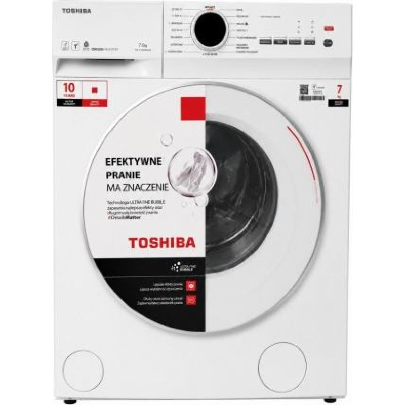 Toshiba Washing machine TW-T21BU80UWBK(WK) 7 kg white