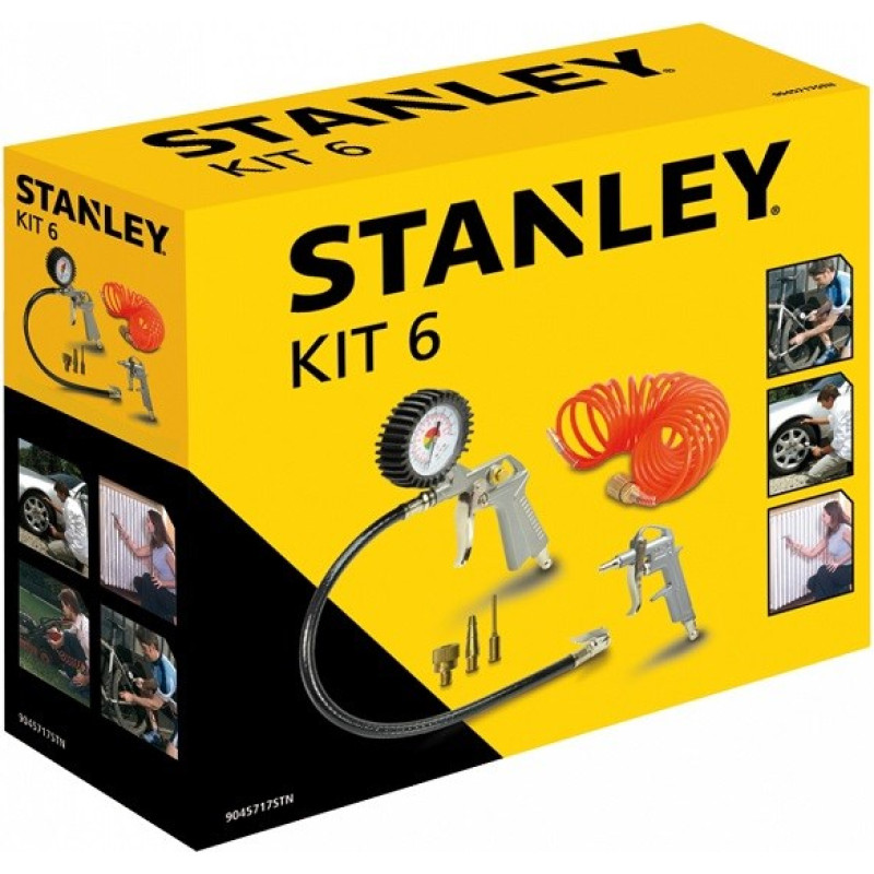 Stanley Pneumatic Tool Set 6 Pieces
