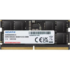 Adata Pamięć do laptopa ADATA SODIMM, DDR5, 48 GB, 4800 MHz, CL46 (AD5S560048G-S)