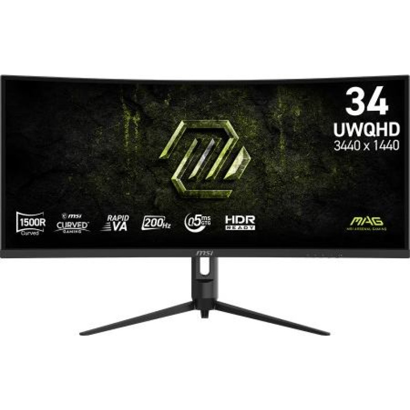 MSI Monitor 34 inches MAG 342CQRF E20 UWQHD/Curved/200Hz/black