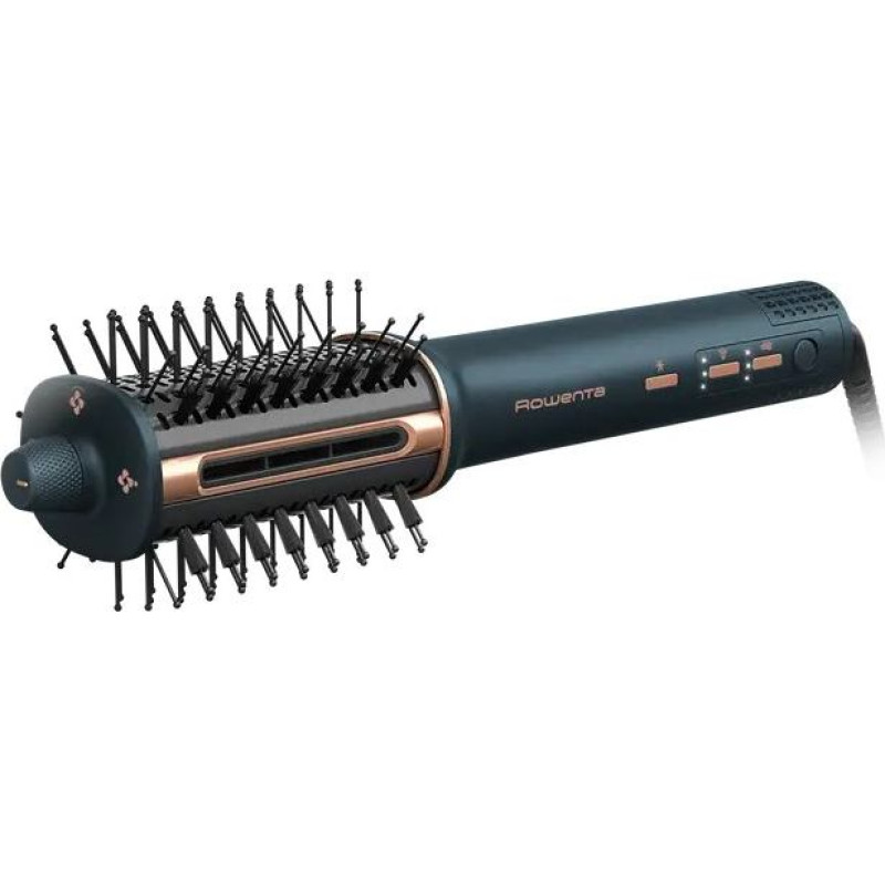 Rowenta Air Brush 3D UB9720E0 hair styling tool Hot air brush Airflow Copper, Dark Blue