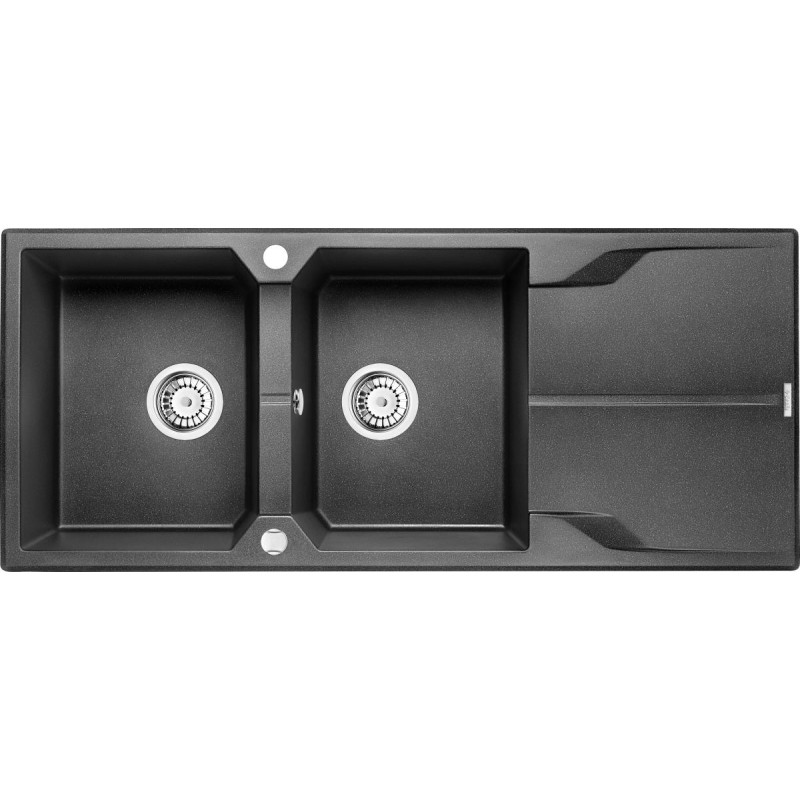 Deante Zlewozmywak Deante .ANDANTE GRAFIT MET.GRANIT 2K Z/O 1160x500x210,3,5''+SPACE SAVER