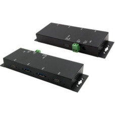 Exsys EX-1234HMVS 4-portowy hub USB 3.2 Gen2 z 2x USB-C i 2x USB-A