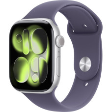 Apple Smartwatch Apple Watch Series 11 GPS + Cellular 46mm Silver Aluminiowa Case with Fioletowa Fog Sport Band - S/M