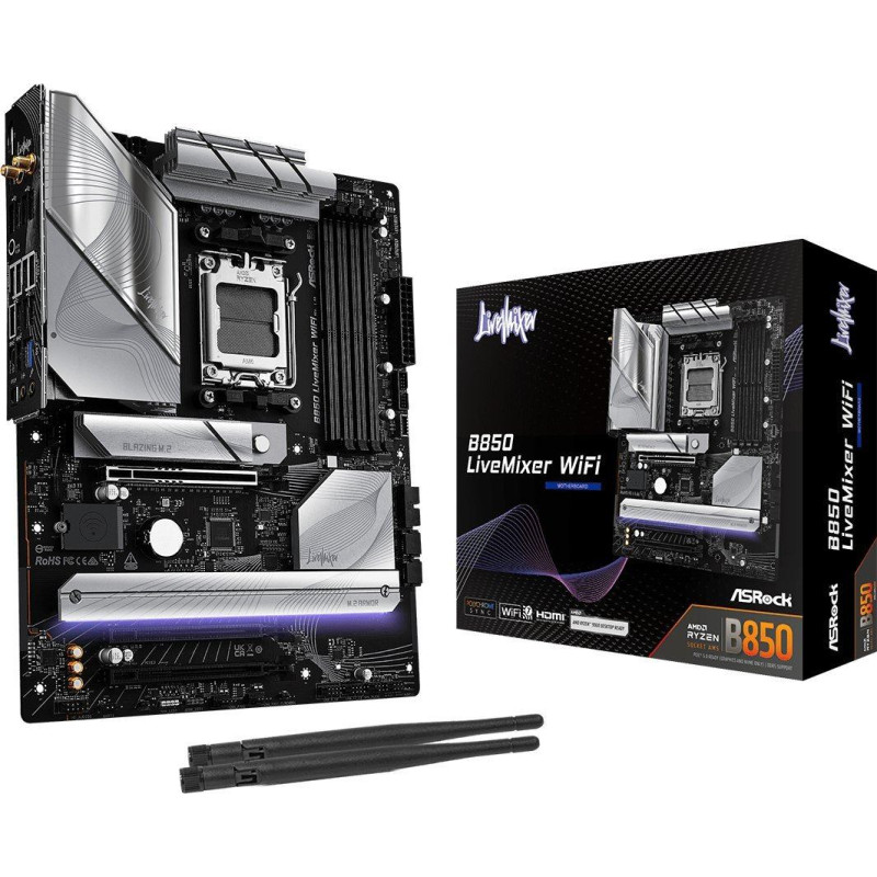 Asrock Płyta gł&oacute;wna ASRock B850 LIVEMIXER WIFI