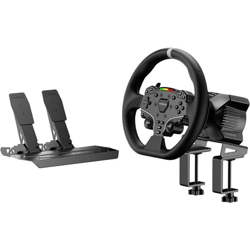 Moza Kierownica MOZA Zestaw gamingowy - baza R3 + kierownica ES + pedały SRP-Lite + zaciski Moza Racing R3 RS074 (RS074)