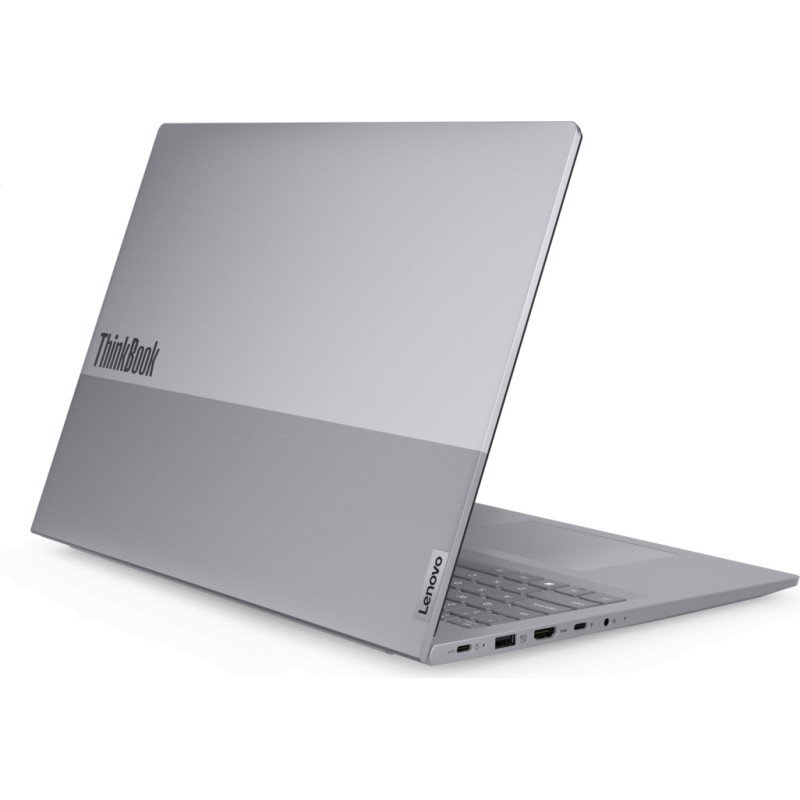 Lenovo Laptop Lenovo ThinkBook 16 G8 IAL Intel Core Ultra 9 185H Laptop 40,6 cm (16'') WUXGA 16 GB DDR5-SDRAM 512 GB SSD Wi-Fi 6E (802.11ax) Windows 11 Pro Skandynawia Szary