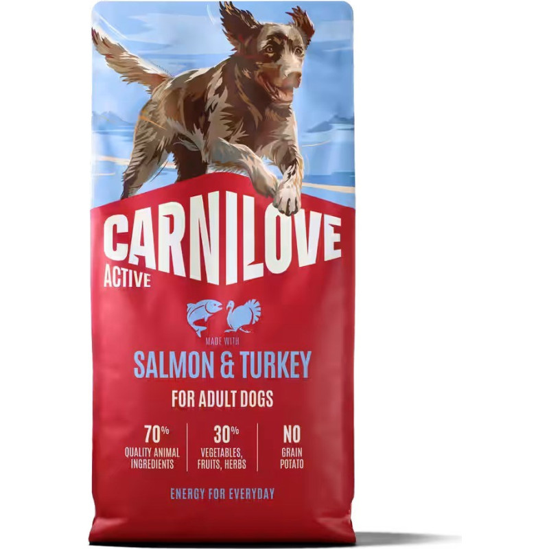 Carnilove Active Salmon & Turkey - dry dog food - 12kg