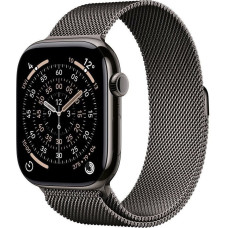Apple Smartwatch Apple Watch 11 GPS + Cellular 46mm Slate Titanium Milanese Loop M/L Grafitowy  (MFD44ET/A)