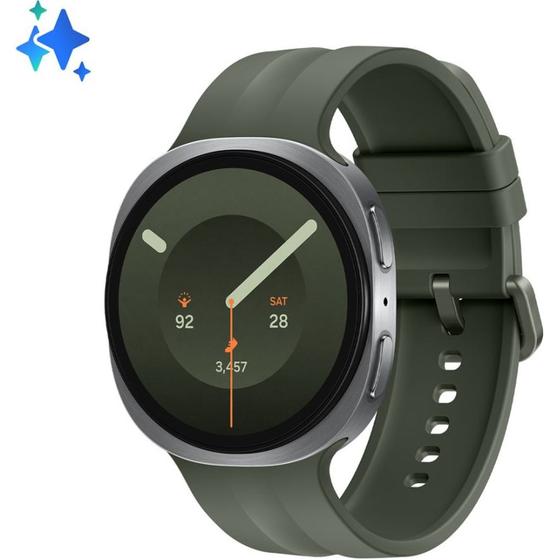 Samsung Galaxy Watch9 3.81 cm (1.5") AMOLED 44 mm Digital 480 x 480 pixels Touchscreen Silver Wi-Fi GPS (satellite)