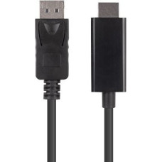 Lanberg CA-DPHD-11CC-0030-BK cable gender changer DisplayPort HDMI Black