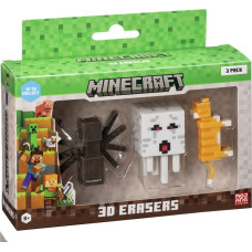 P.m.i. Kids World MINECRAFT 3D ERASERS - 3 PACK VER.A