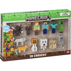 P.m.i. Kids World MINECRAFT 3D ERASERS - 12 PACK DELUXE BOX
