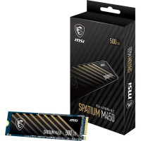 MSI Spatium M450 PCIe 4.0 NVMe M.2 500GB PCI Express 4.0 3D NAND