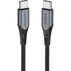 Vention USB-C to USB-C 100W Vention TAHHF 5A 1m USB 3.1 Gen2 4k cable (gray)