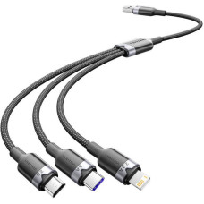 Vention USB 2.0 A to 3-in-1 6A cable Vention CTRBG 1.5M (black)