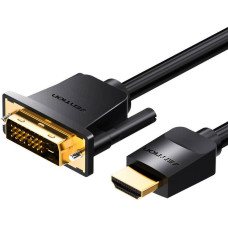 Vention Kabel HDMI do DVI (24+1) Vention ABFBH 2m, 4K 60Hz/ 1080P 60Hz (Czarny)
