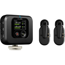 Shure mv-two-kit-z6 - zestaw dwóch mikrofonów bezprzewodowych movemic mv-lav, case ładujący, odbiornik