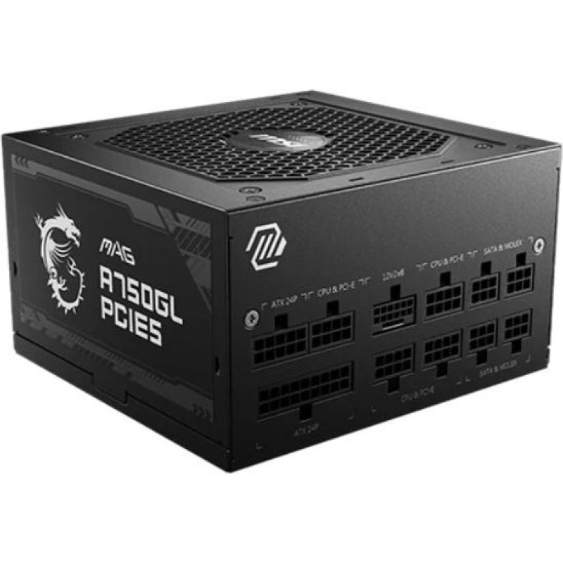 MSI Zasilacz mag a750gl pcie5 ii 750 w 80plus gold f.modular