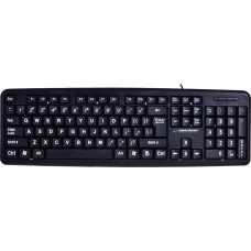 Esperanza EK129 keyboard USB QWERTY UK English Black