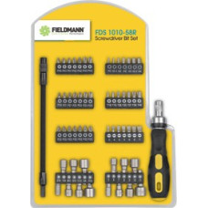 Fieldmann Fds 1010-58r zestaw 56 bitów+wkrętak z grzechotką+elstyczna nasadka