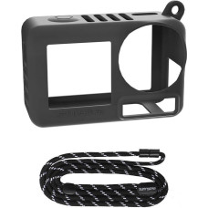 Sunnylife OA5-BHT885-D silicone case with strap for ACTION 5 PRO (black)