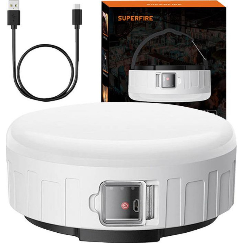 Superfire T25 camping light, 400 lm, USB, 3 modes