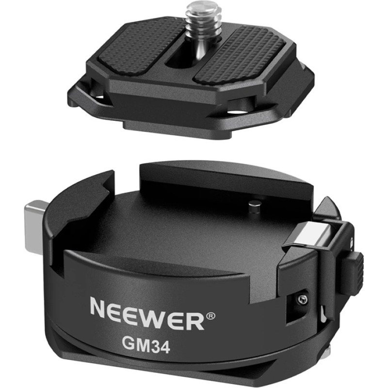 Neewer GM34 Arca-Swiss quick release and plate