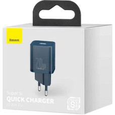 Baseus Travel Charger set Super Si 1C PD Fast charger 20W Blue EU (CCSUP-B03)
