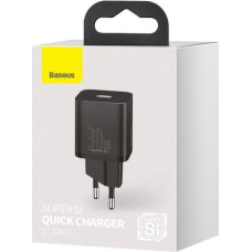 Baseus Travel Charger Super Si 1C Quick Charger PD 30W EU Black (CCSUP-J01)