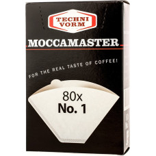 Moccamaster Paper coffee filters Nr 1 disposable 80 pc(s)