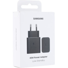 Samsung Travel Charger 45W without cable, PD3.0, PDO/PPS, Black EU (EP-T4511NBEGEU)