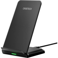 Choetech 10W inductive wireless charger with stand (black)