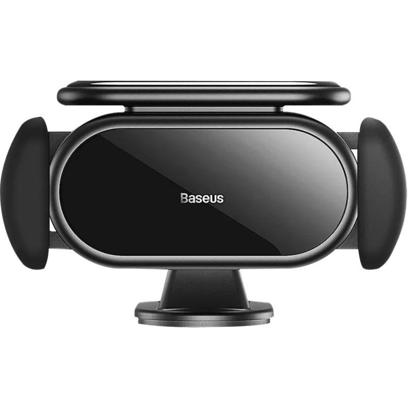Baseus Solar Electric Car Phone Holder Baseus Steel Cannon Pro (Black)