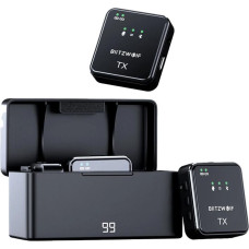Blitzwolf Wireless Microphone, BW-SX63, 1000mAh (black)