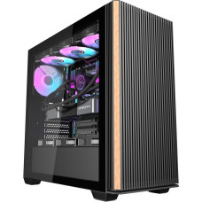 Darkflash DS900WS computer case (black) + 4 fans