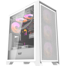 Darkflash DRX70 MESH computer case (white) + 4 RGB fans