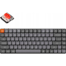 Keychron K3 Max RGB Wireless Mechanical Keyboard, Low Profile, Red Switch (Black) [K3M-H1].