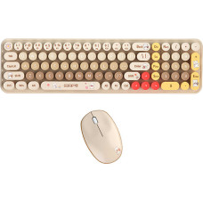 Mofii Baby Bear Wireless Keyboard + Mouse Set (beige)